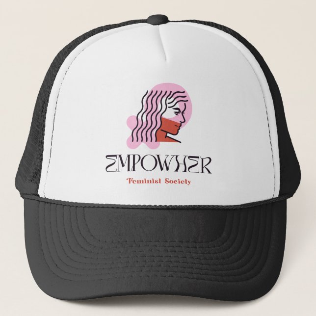 Gorra De Camionero Sociedad feminista Empowher (Anverso)