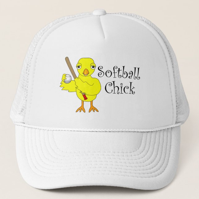 Gorra De Camionero Softball Chick (Anverso)