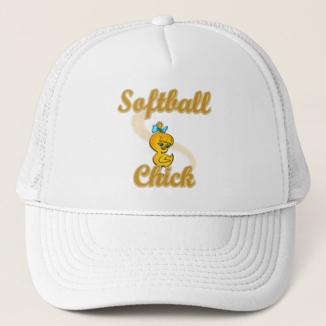 Gorra De Camionero Softball Chick (Anverso)