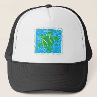 Gorra De Camionero Softball de la playa de la tortuga