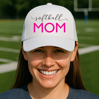 Gorra De Camionero Softball Mom Sporty