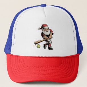 Gorra De Camionero Softbol navideño en Santa Claus
