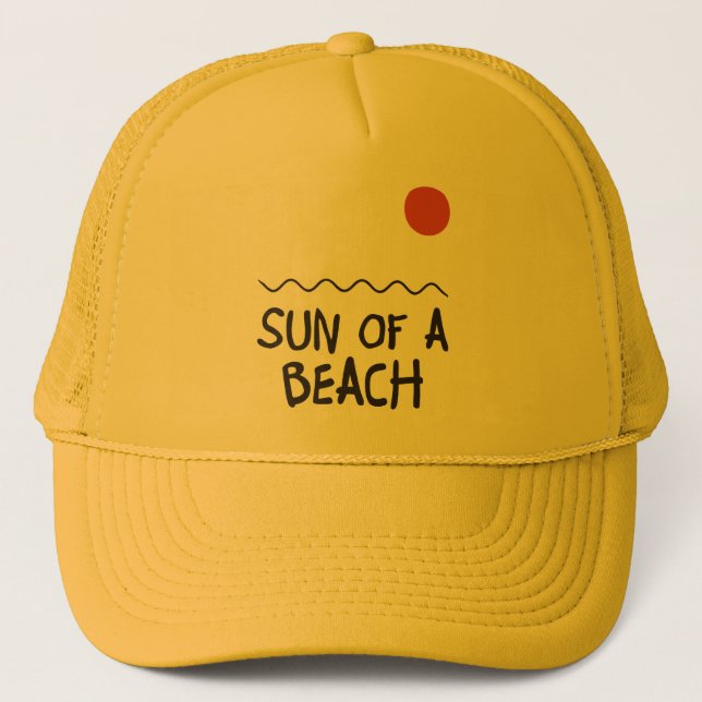 Gorra De Camionero Sol De Playa (Anverso)