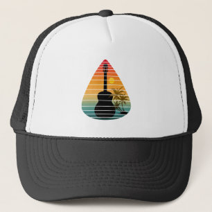 GORRA DE CAMIONERO SOL DE PÚA DE GUITARRA DE TRENDY