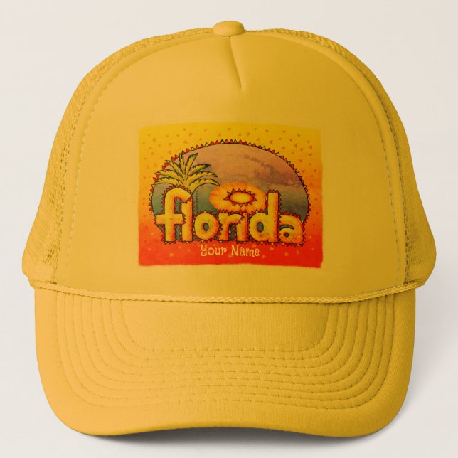 Gorra De Camionero Sol Florida (Anverso)