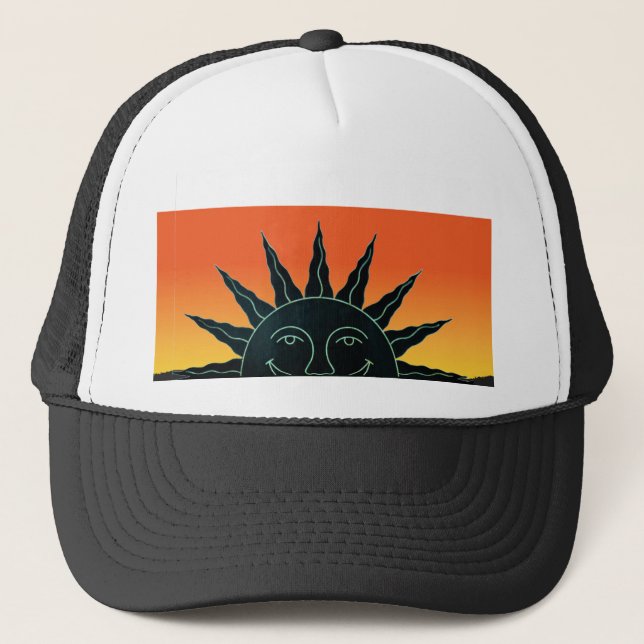 Gorra De Camionero Sol sonriente (Anverso)