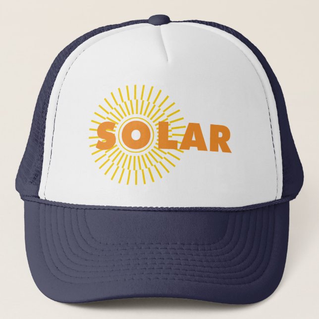 Gorra De Camionero Solar Power Sun (Anverso)