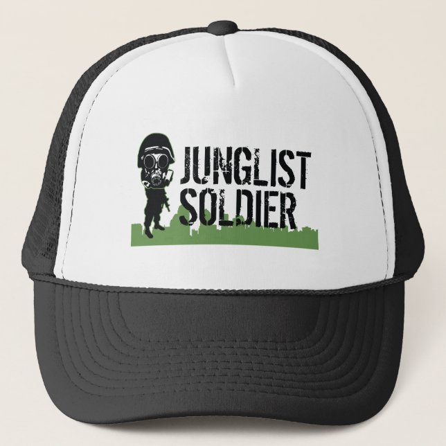 Gorra De Camionero Soldado de Junglist (Anverso)