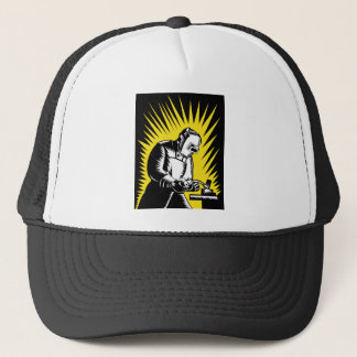 Gorra De Camionero soldadura del trabajador del soldador