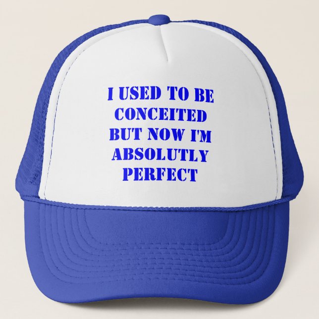 Gorra De Camionero Solía ser vanidoso (Anverso)