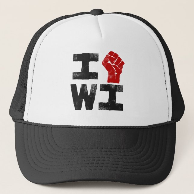 Gorra De Camionero Solidaridad de Wisconsin (Anverso)