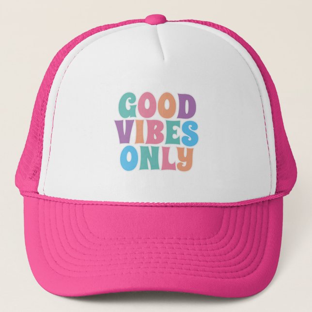 Gorra De Camionero Sólo Buenos Sentimientos  (Anverso)