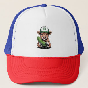 Gorra De Camionero Sólo cállate con ella vaca, curiosa lechuga