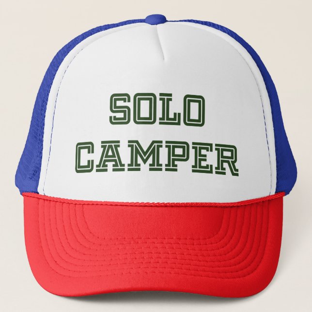 Gorra De Camionero Solo Camper (Anverso)