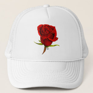 Gorra De Camionero Solo casquillo del rosa rojo