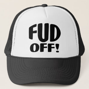 Gorra De Camionero Solo Di No Al Crypto Fud - FUD OFF! -Gorra de béis
