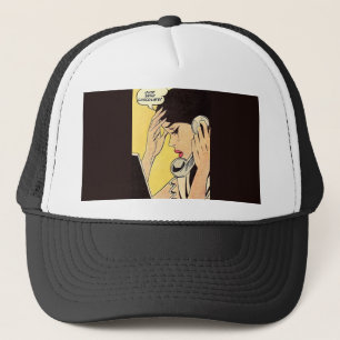 Gorra De Camionero Sólo enviar arte de historietas de chocolate vinta