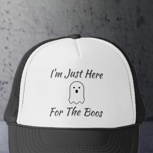 Gorra De Camionero Sólo estoy aquí para los abucheos (Subido por el creador)