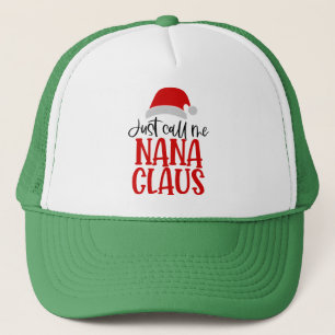 Gorra De Camionero Sólo Llámame Nana Claus-56768