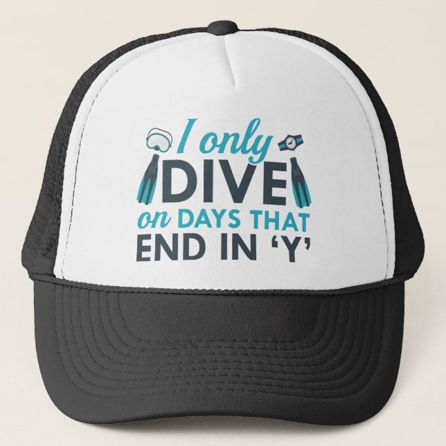 Gorra De Camionero Solo Me Sumergiré (Anverso)