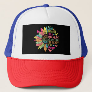 Gorra De Camionero Solo porque estoy despierto, divertido para Tweens