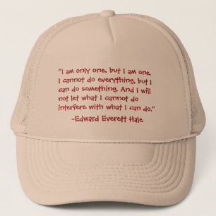 GORRA DE CAMIONERO "SOLO SOY UNO..." CITA FAMOSA, TRUCKER HAT