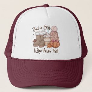Gorra De Camionero Sólo un Chica que ama a la caída
