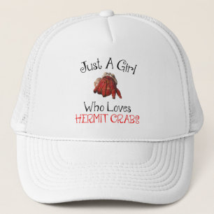 Gorra De Camionero Solo un Chica que ama los cangrejos ermitaños