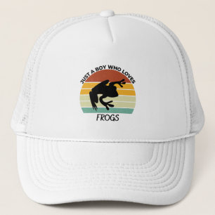 Gorra De Camionero Solo un chico al que le encantan las ranas