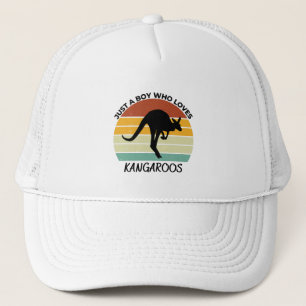 Gorra De Camionero Solo un chico que ama los canguros