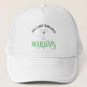 Gorra De Camionero Solo un chico que ama los Martinis
