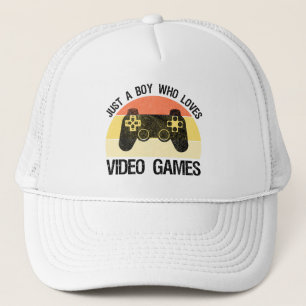 Gorra De Camionero Solo un chico que ama los videojuegos