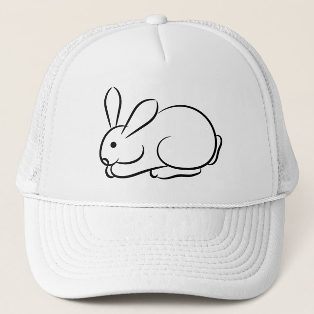 Gorra De Camionero Sólo un conejo (Anverso)