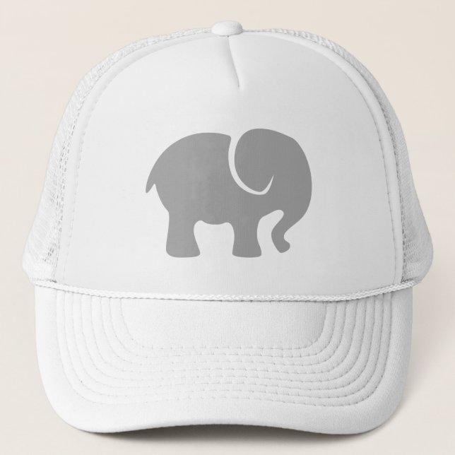 Gorra De Camionero Sólo un elefante gris (Anverso)