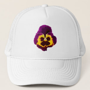 Gorra De Camionero Sólo un Pansy Blossom + tu texto e ideas
