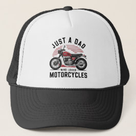 Gorra De Camionero Solo un papá que ama las motocicletas