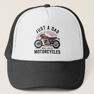 Gorra De Camionero Solo un papá que ama las motocicletas
