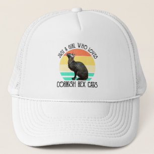 Gorra De Camionero Sólo Una Chica Que Ama Gatos Cornish Rex