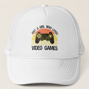 Gorra De Camionero Sólo Una Chica Que Ama Los Videojuegos
