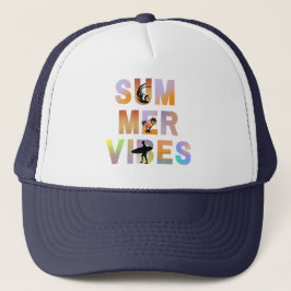 Gorra De Camionero Sólo Vibes de verano