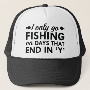 Gorra De Camionero Solo Voy A Pescar