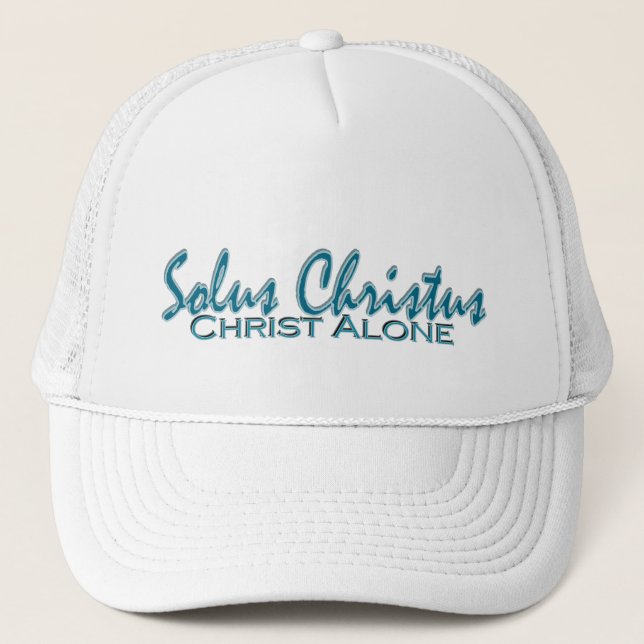 Gorra De Camionero Solus Christus~ Cristo solamente (Anverso)