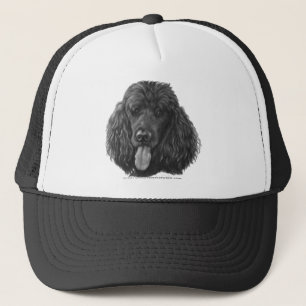 Gorra De Camionero Sombra, caniche estándar del negro