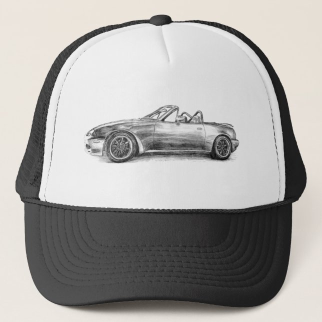 Gorra De Camionero Sombra de plata MX5 (Anverso)