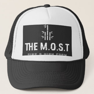 Gorra De Camionero Sombrero(Blanco/Negro)