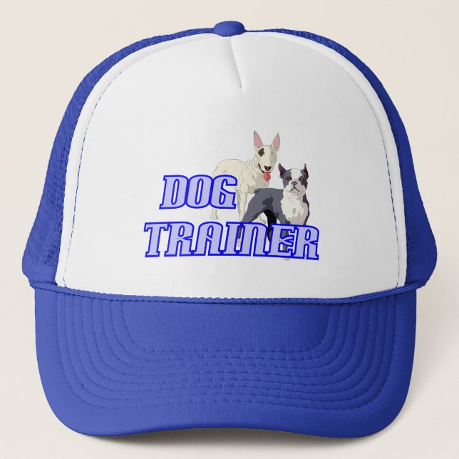 Gorra De Camionero Sombrero/gorro de camión de entrenador de perros (Anverso)