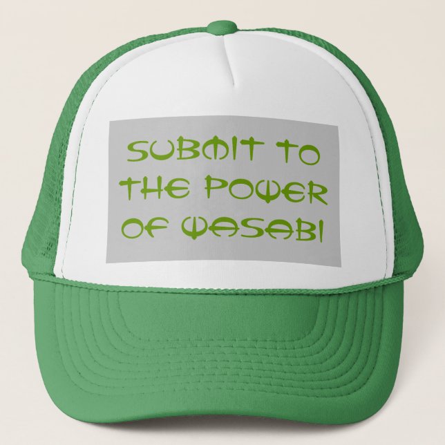 Gorra De Camionero Someta al poder de Wasabi (Anverso)
