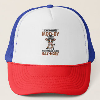 Gorra De Camionero Sometimes I Get Moo-dy Hay-ngry Cow