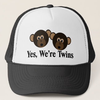 Gorra De Camionero Somos gemelos 2 monos de los muchachos