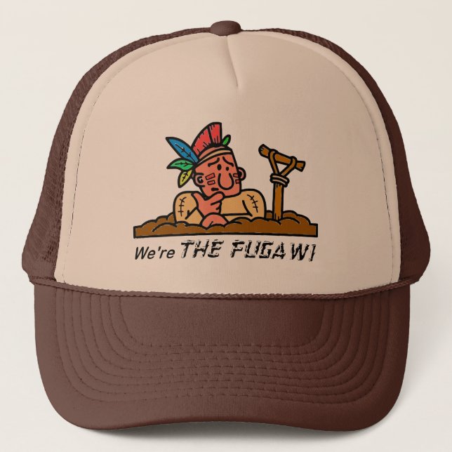 Gorra De Camionero Somos LOS FUGAWI - casquillo de dos tonos (Anverso)